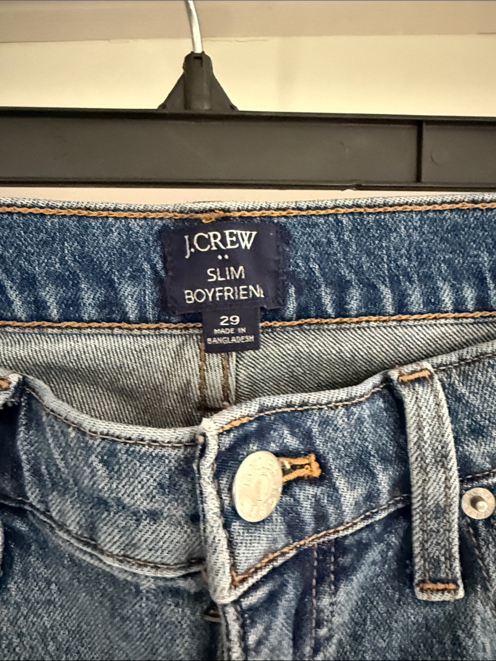 J. Crew Slim Boyfriend Jeans in Medium Blue Wash Size 29